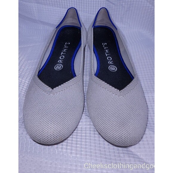 Rothy's Flax Birdseye Round Toe Ballet Flats Women's size 9.5   RETIRED - Picture 2 of 12